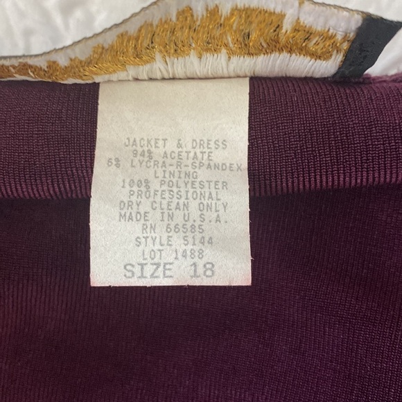 Filigree Ltd. Collection Glitter Floral Print Cover Up Jacket - Picture 6 of 7